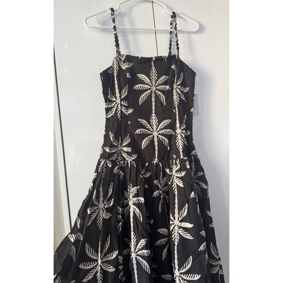 NWT Size S -La Maise Studio Abena Drop-Waist Linen Blend Dress (NWT US$ 298) - Picture 2 of 16